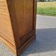 Art Deco filing cabinet with curtain 120 cm