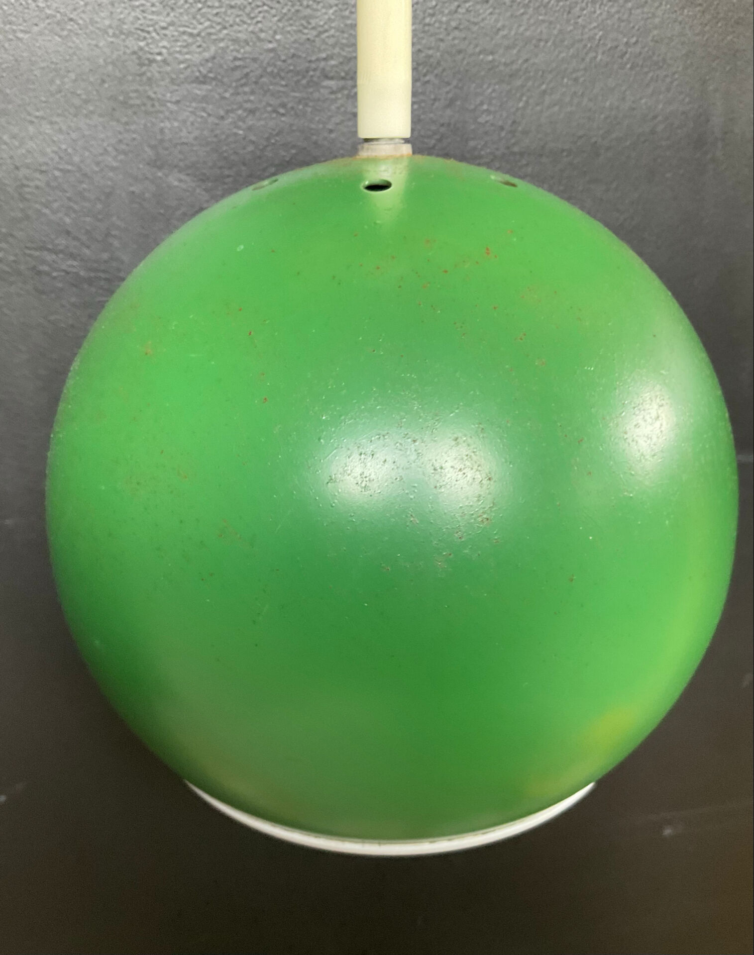 Suspension EyeBall vintage en métal vert