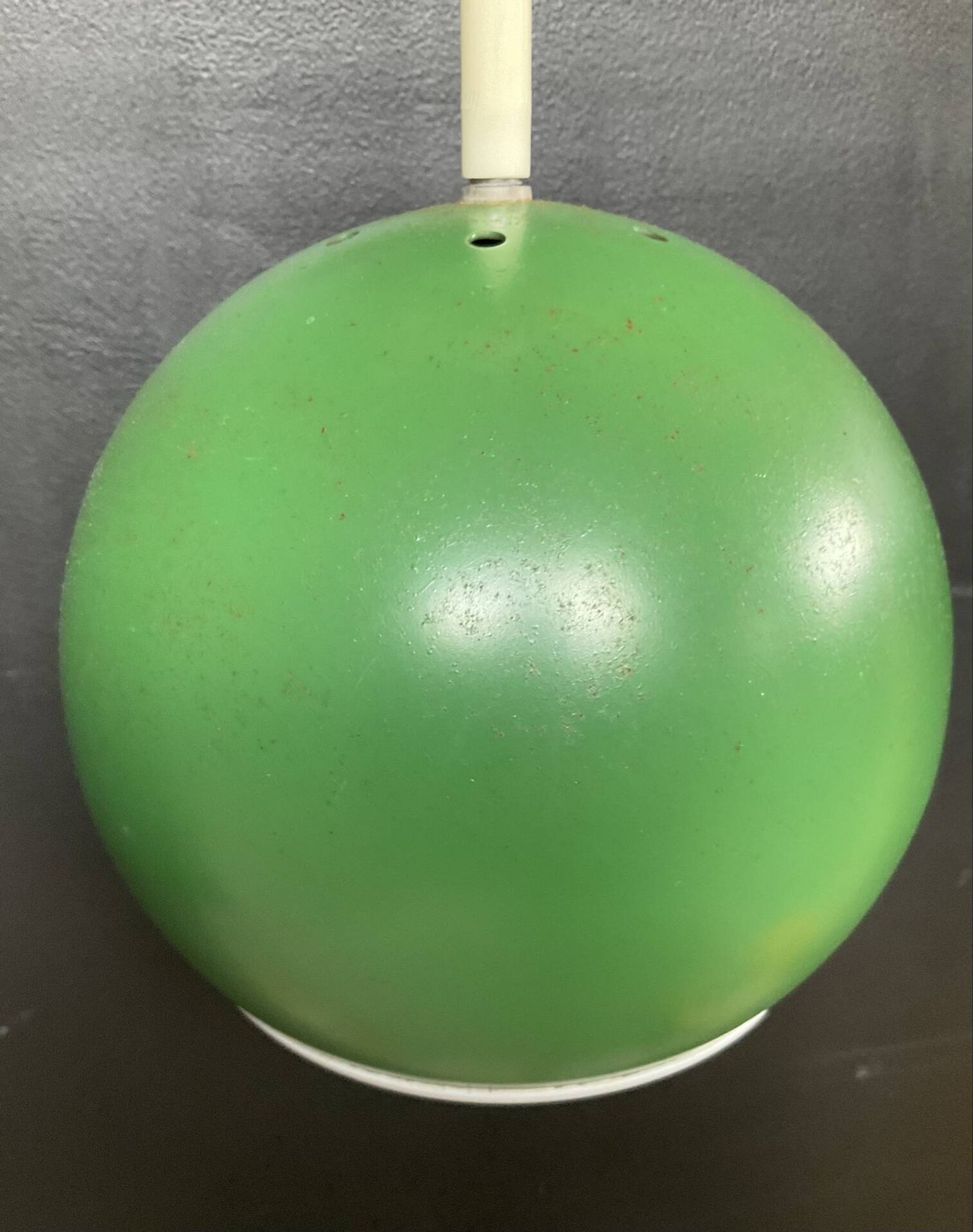 Suspension EyeBall vintage en métal vert