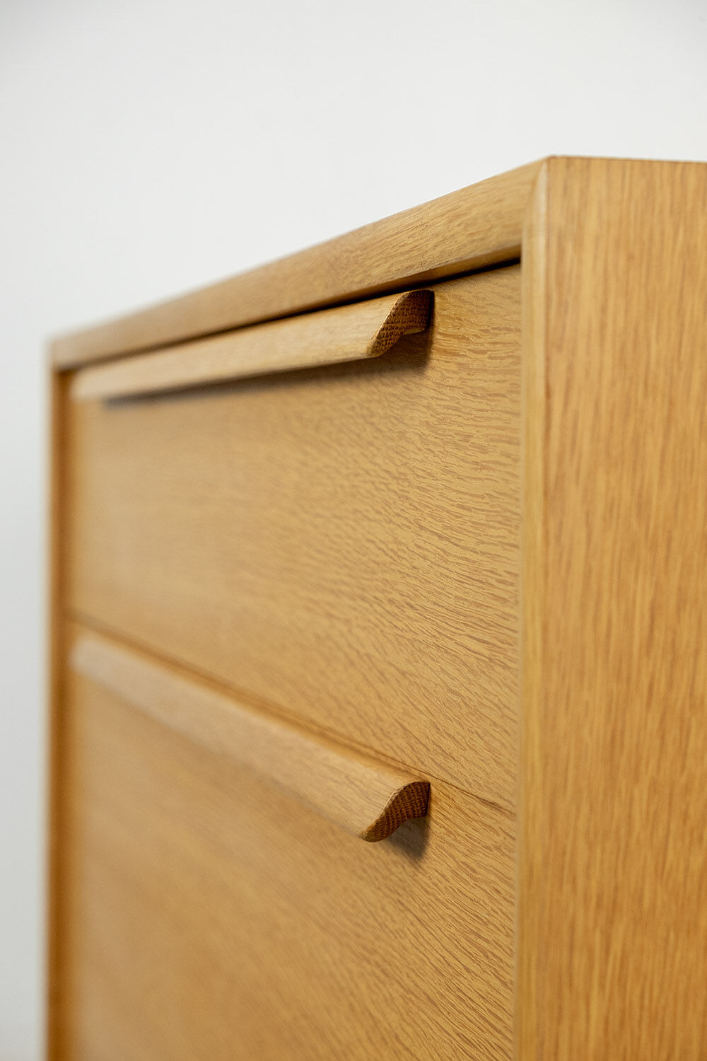 Chest of drawers in light oak by WK Möbel, 1970s