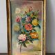 Bouquet de fleurs signé de 1965