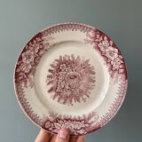Series of 12 mismatched Terre de Fer dessert plates