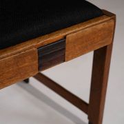 Amsterdam School oak dining chairs, Netherlands, 1920s