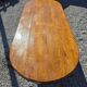 Solid oak farmhouse table, 220×90cm