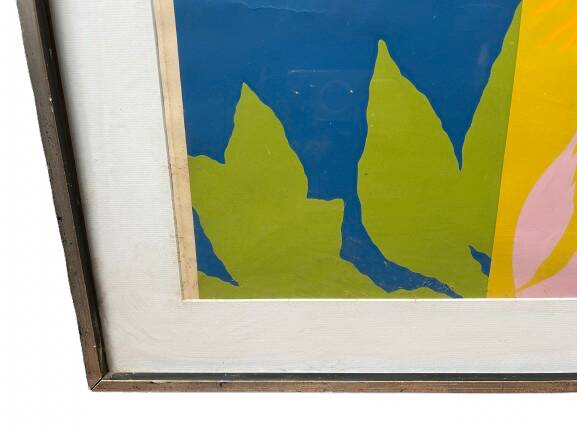 Lithograph entitled "Fra serena on rebecca et helena" by Erik Rasmussen