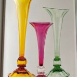 Giant crystal vase legras et cie