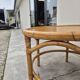 Vintage 1960s rattan coffee table