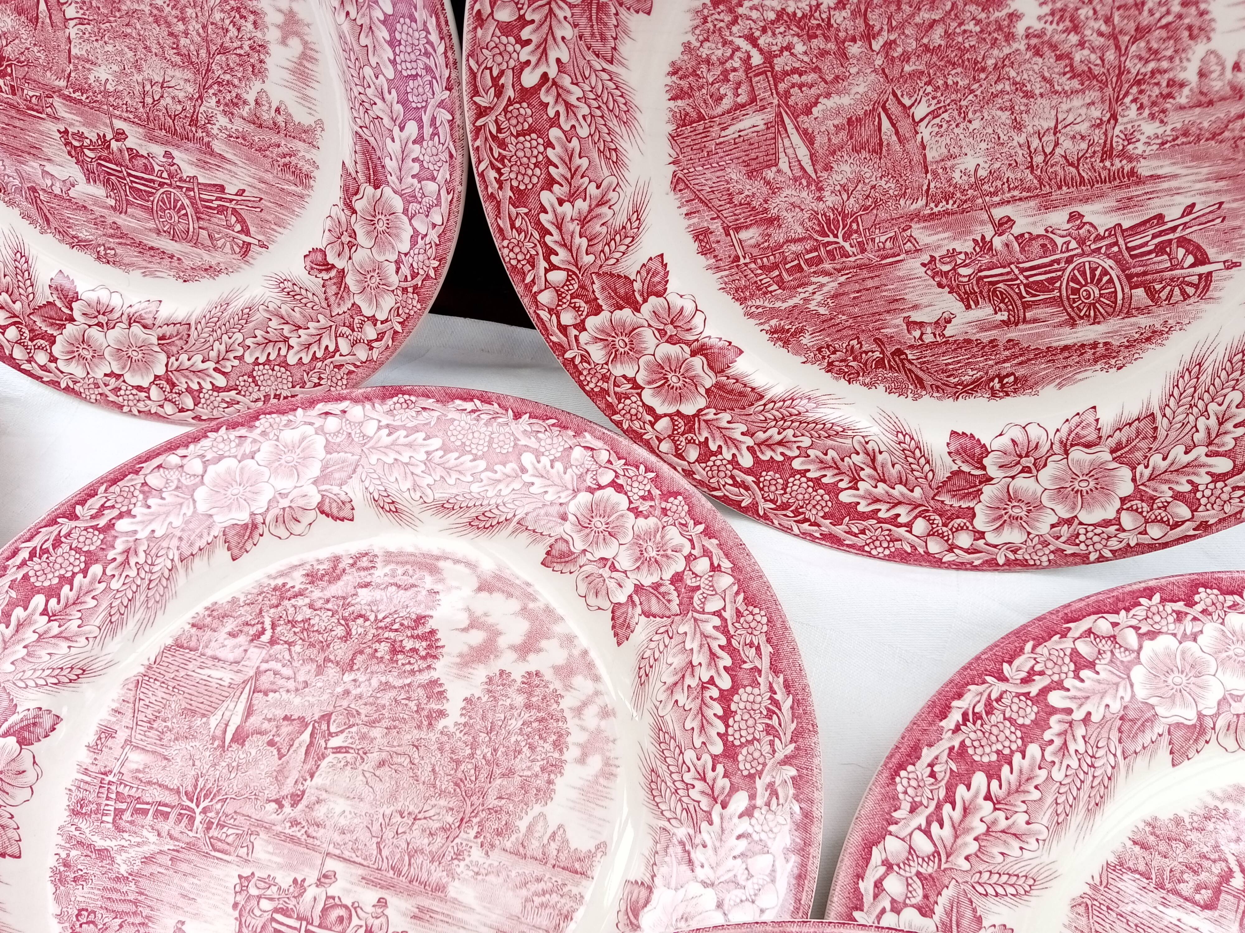 14 English flat plates