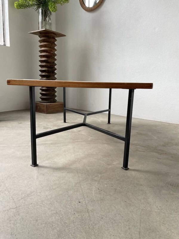 Table basse carrelage années 50