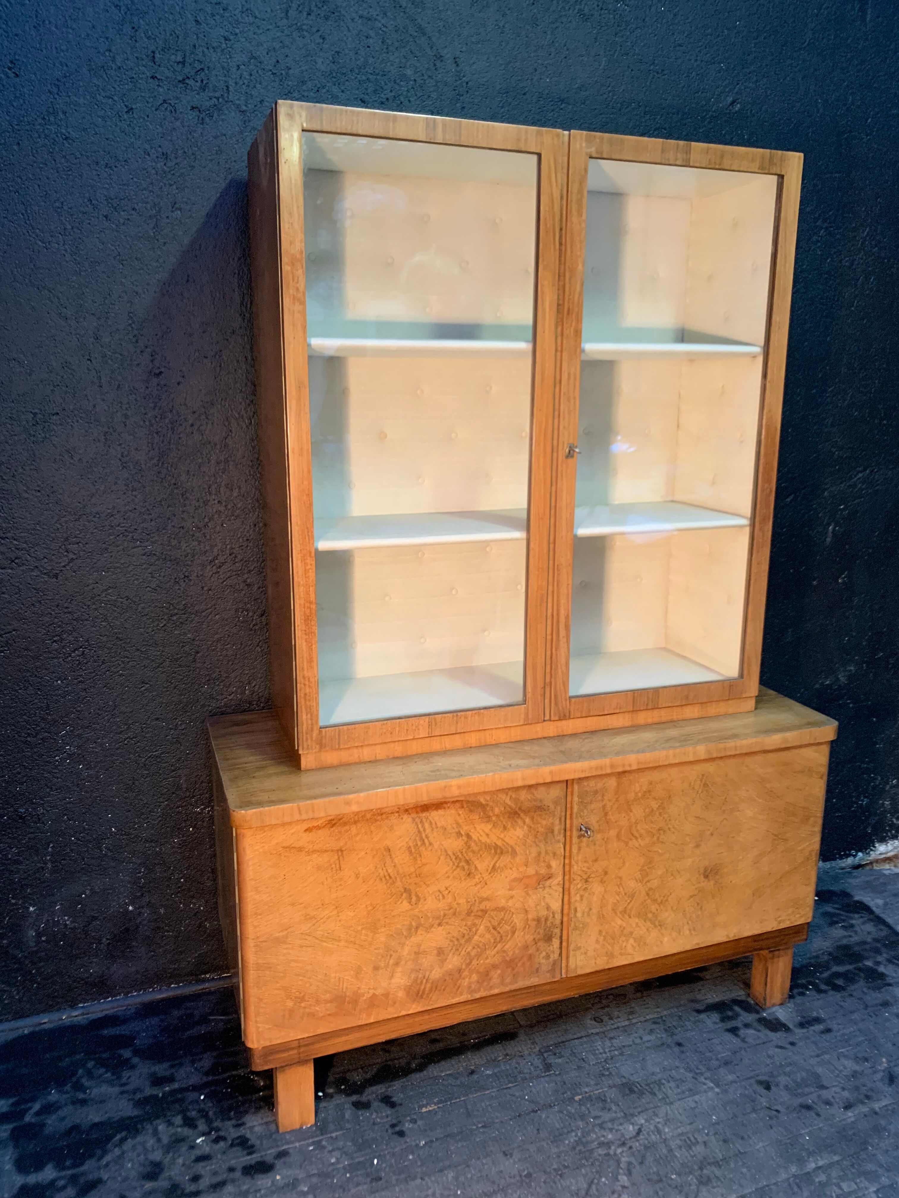 Enfilade, dresser, buffet showcase period art deco