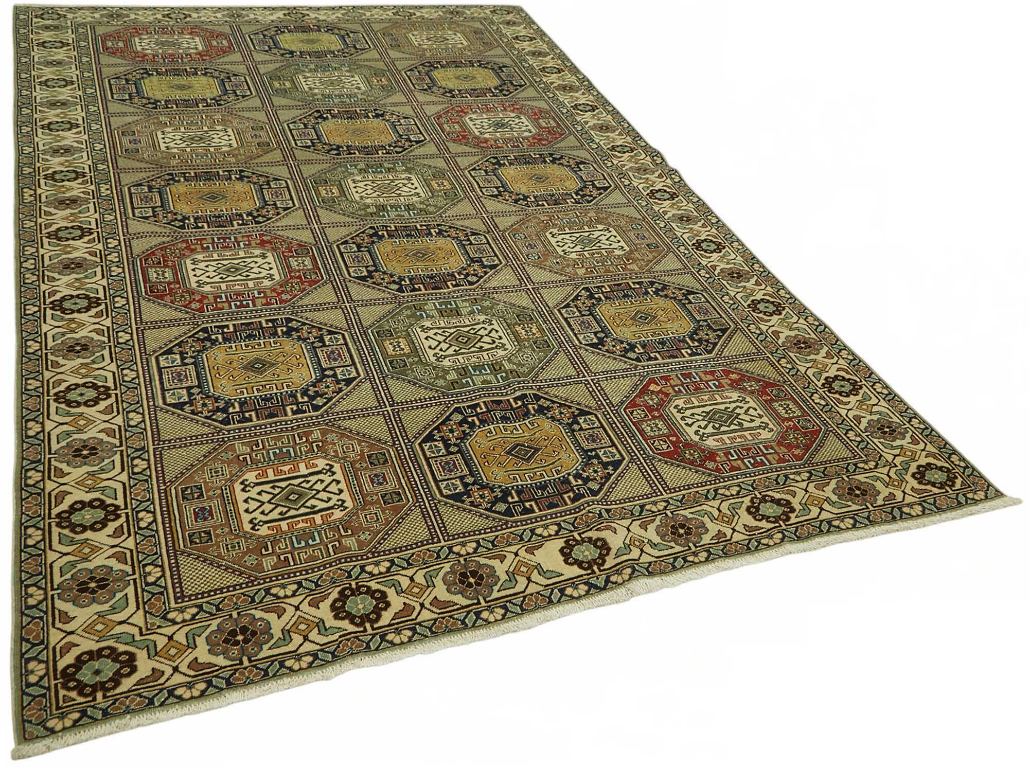 Turkish Wool Vintage Kayseri Rug 198 cm x 305 cm