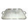 Silver-plated tray with handles