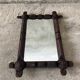 Tramp Art Wall Mirror - Hand-carved 19th Century