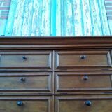 Ancien meuble de notaire a clapet