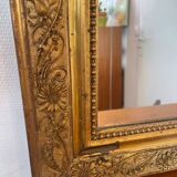 Miroir Louis-Philippe doré – XIXe siècle