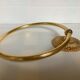 Brass towel rack made in France
