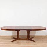 Oval dining table Baumann in teak from the 1970s.