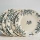 Ens. of 6 flat plates Model "Modern" Iron Earth R&A Salins