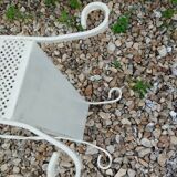 Antique vintage wrought iron planter