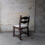 Set of 6 chairs with a design inspired by Guillerme and Chambron