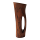Sculptural modernist pitcher / vase made from solid monoxyle wood, Alexandr style.