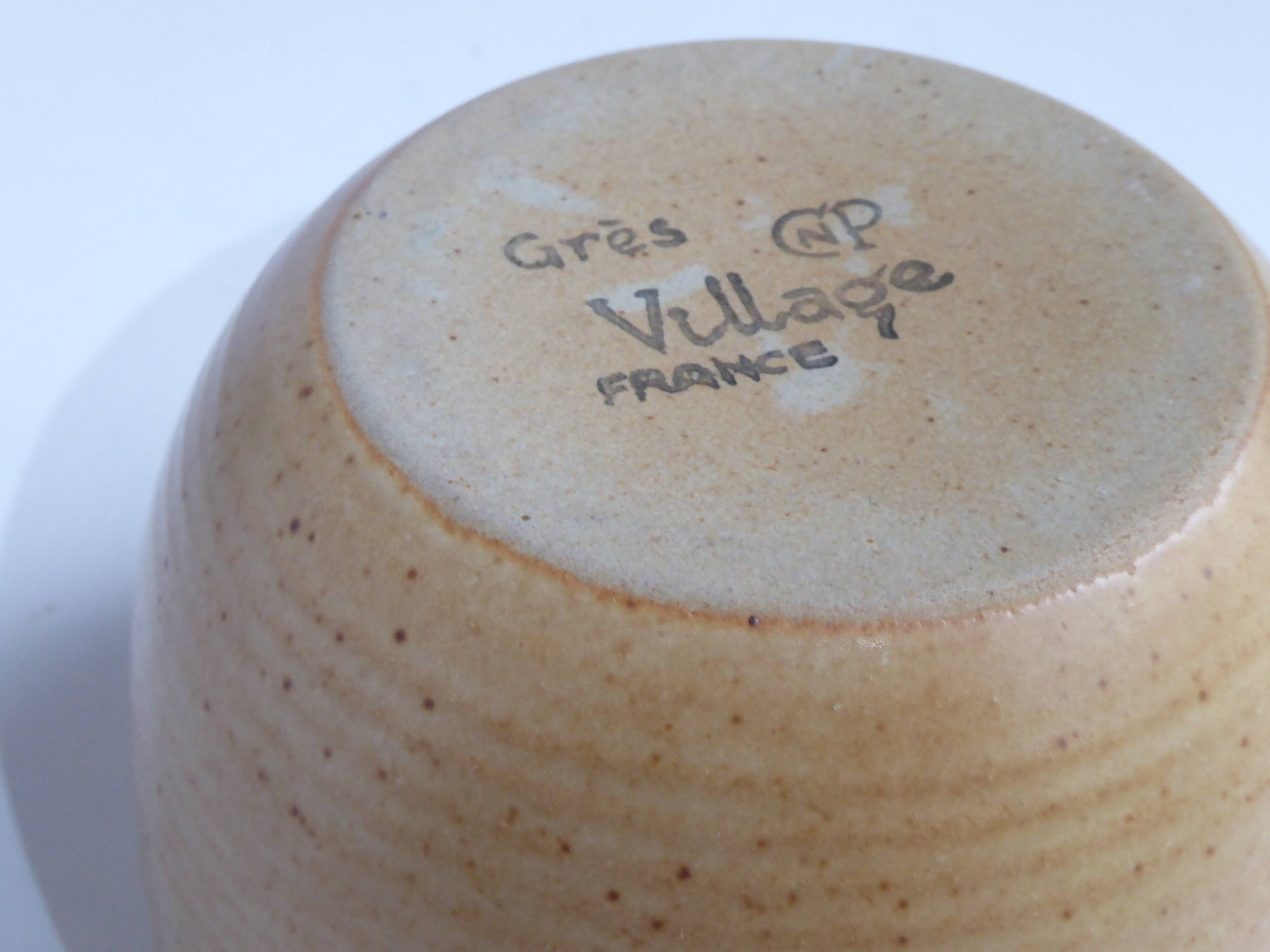 Ravier in signed sandstone