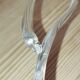 Vintage hand-blown glass swan sculpture – 1960s/70s