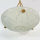 Hnaging calysque Art Deco 1 Degué style glass fire