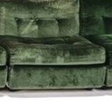 Canapé modulable en velours Amanta Mario Bellini pour C&B Italia