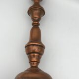 Chandelier bougeoir ancien en cuivre 28,5 cm