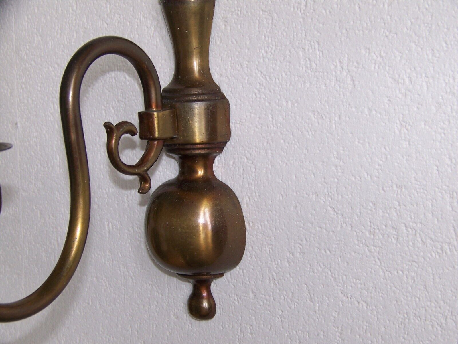Pair of metal wall sconces