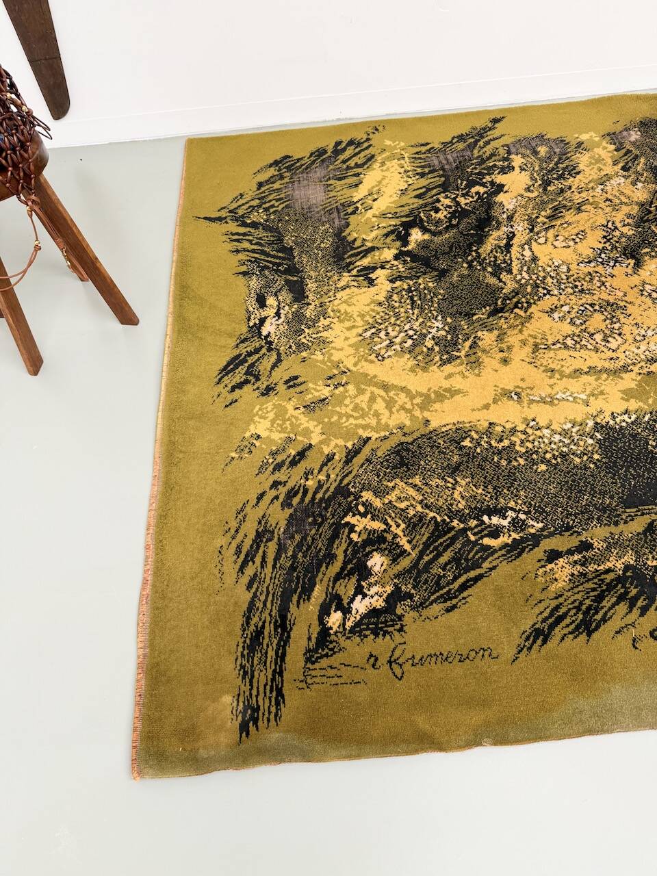 René Fumeron wool rug, 1960, Nevada model