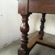 Massive oak farm table