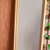 Miroir vintage bois doré