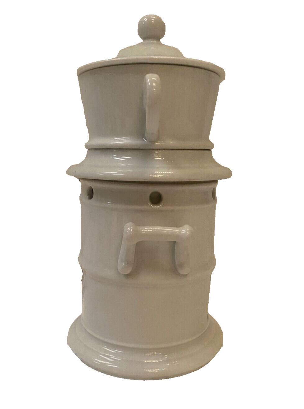 20th century white porcelain teapot