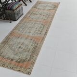 3x10 57s Antique Vintage Runner Rug, 91x318Cm