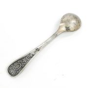 Cuillère à sel, laiton argenté, Suède, années 1960