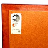 Rosewood mirror, Glas & Trä, Sweden, 1960, 128x69cm