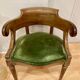 Velvet seated convertible-style chair