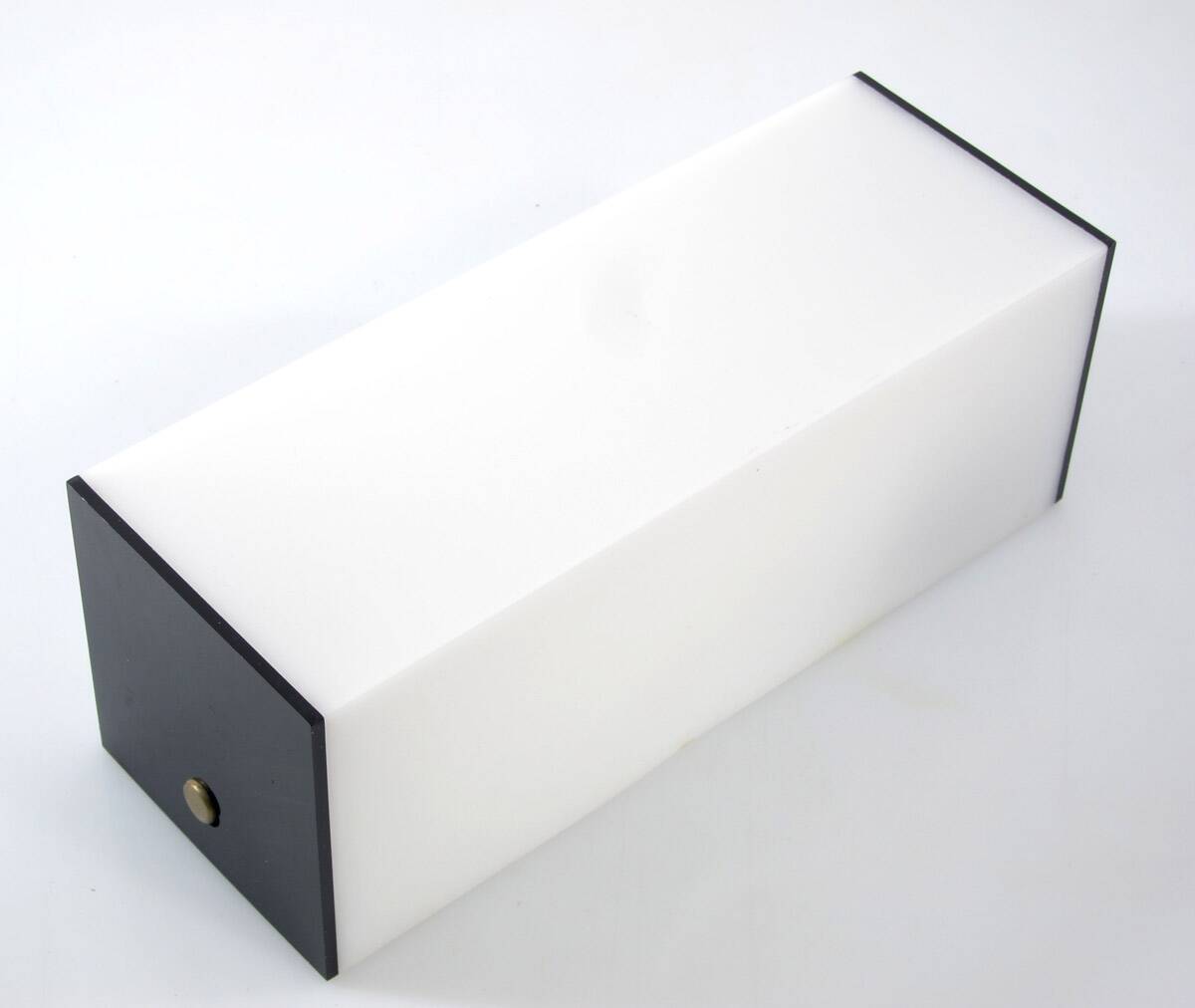 Minimal vintage sixties perspex bathroom light