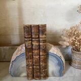 Paire de serre-livres en agate