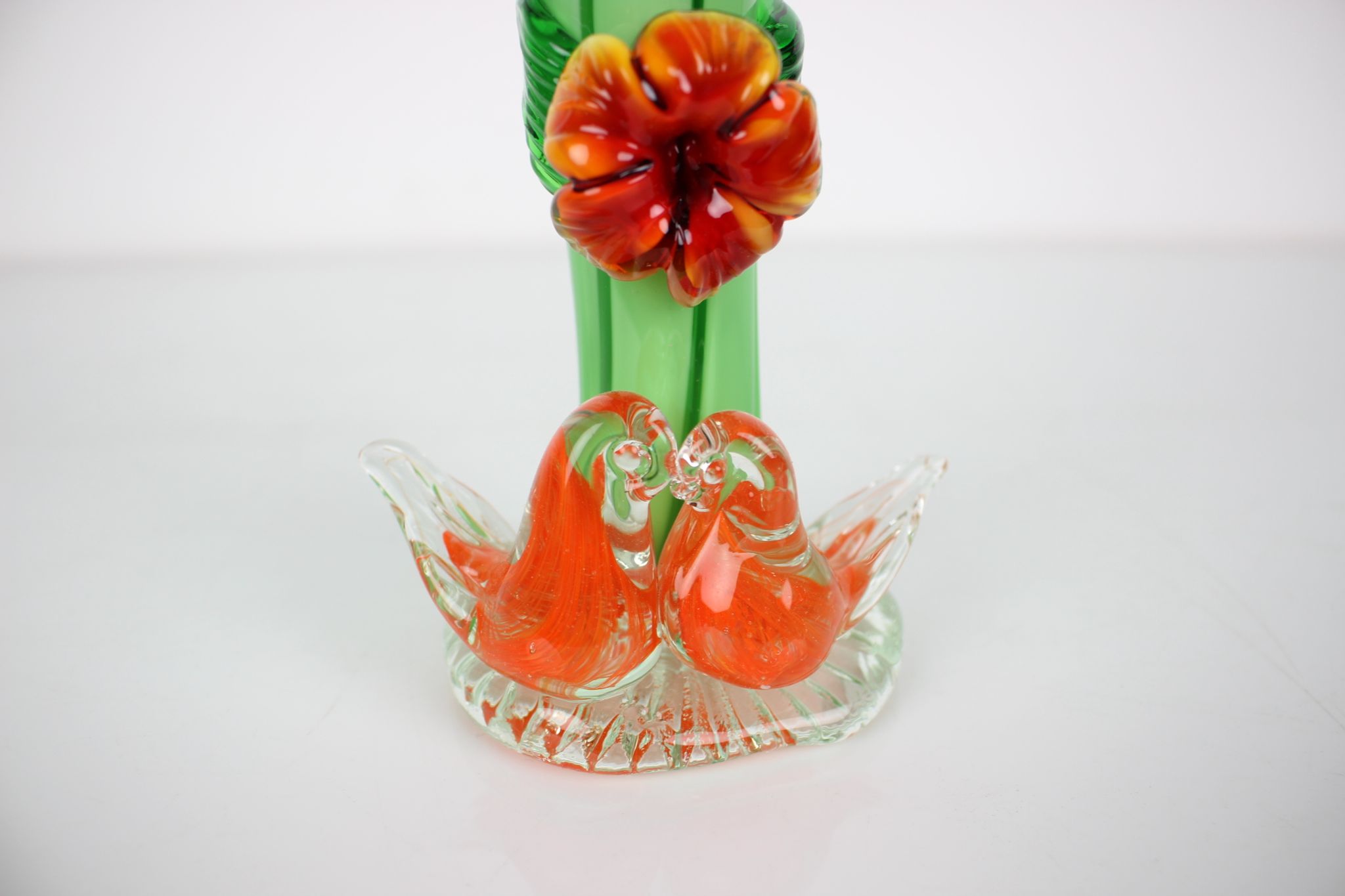 Mid-century glass vase, 1960's.