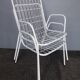 Pair 2 chairs / chairs Emu Rio metal vintage time 1960