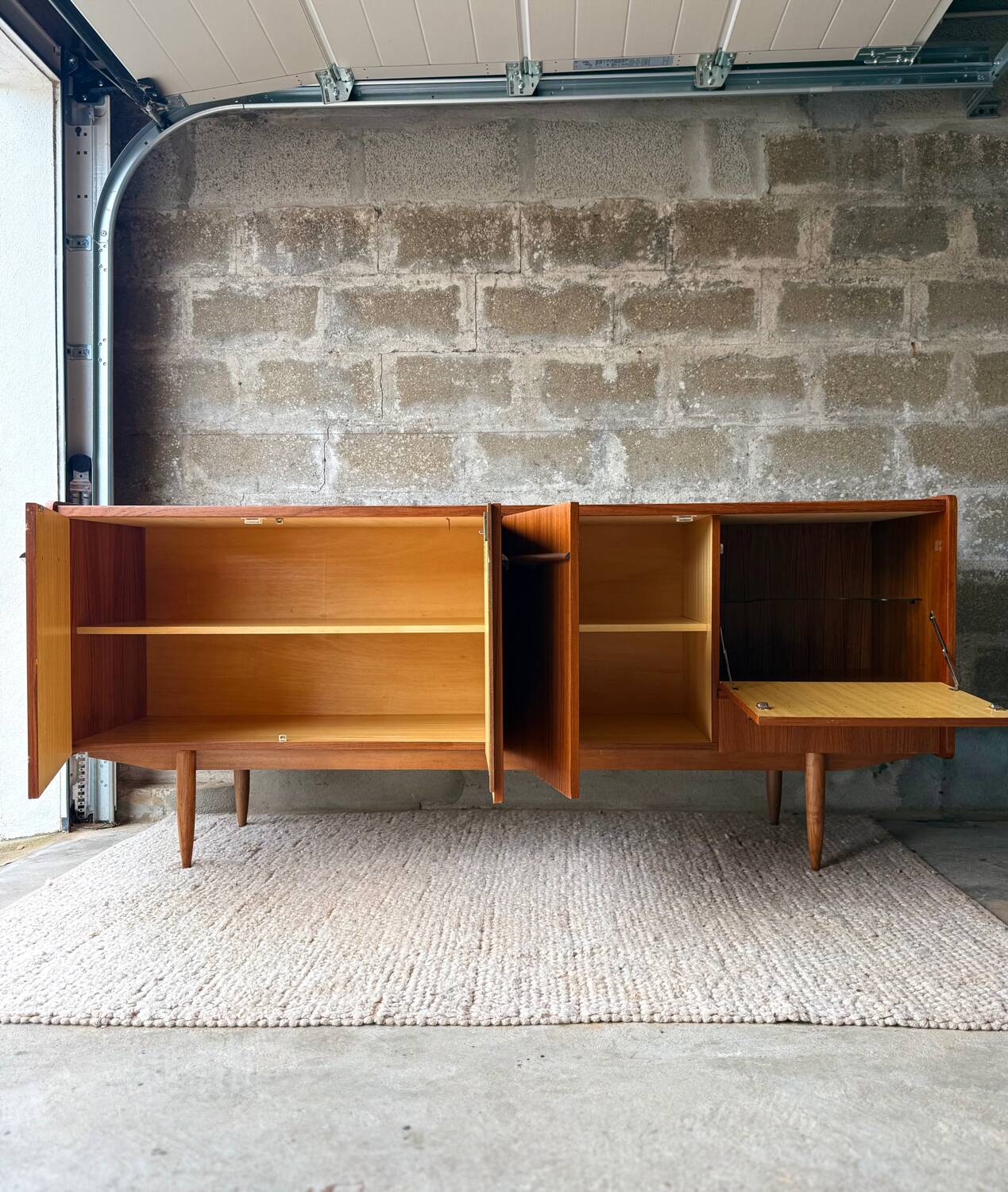 Vintage Scandinavian teak sideboard - 1960s/70s