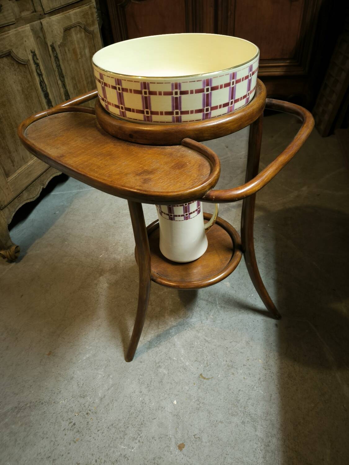 Tripod dressing table circa 1890