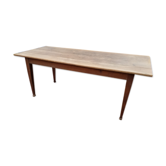 Old cherry farm table