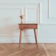 Renovated vintage Scandinavian bedside table, 1950s-60s.
