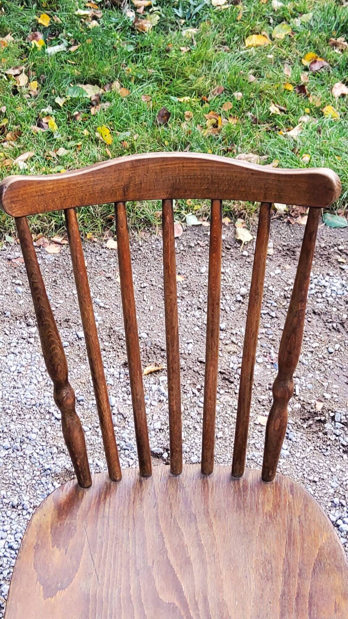 Set de 6 chaises de bistrot Baumann vintage des années 60