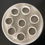 Three ceramic snail plates