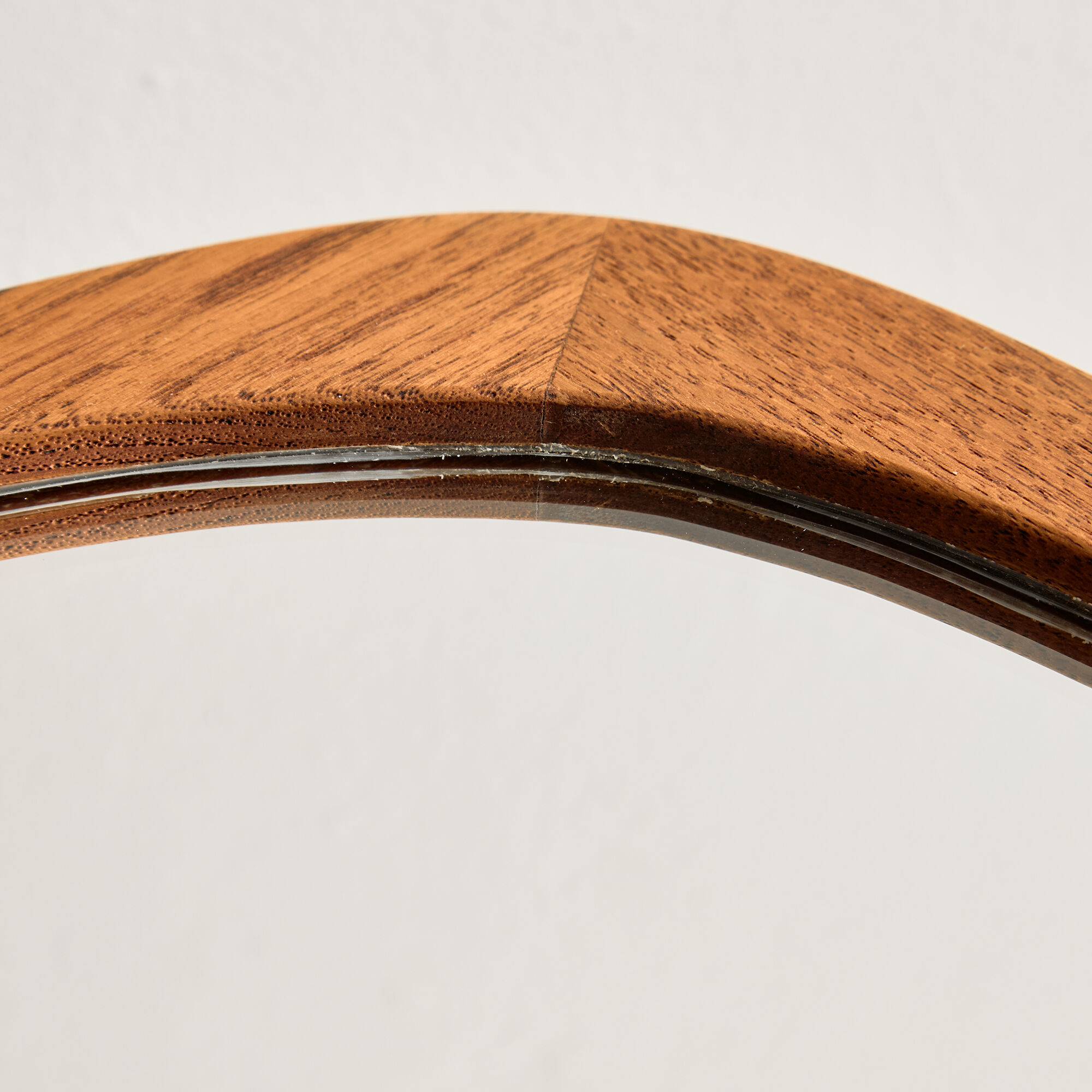 Framed mirror in teak